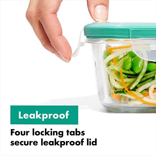 OXO Good Grips 7 Cup Smart Seal Glass Round Airtight Food Storage Container — photo 3