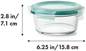 OXO Good Grips 2 Cup Smart Seal Glass Airtight Round Food Storage Container — photo 3