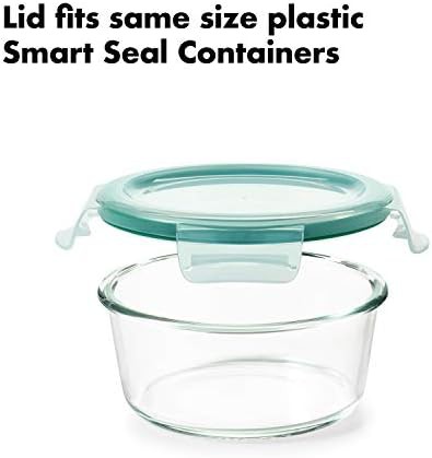 OXO Good Grips 8 Piece Smart Seal Airtight Glass Round Container Set — photo 4