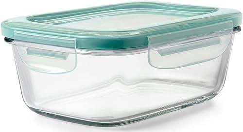 OXO Good Grips 3.5 Cup Smart Seal Airtight Glass Rectangle Food Storage