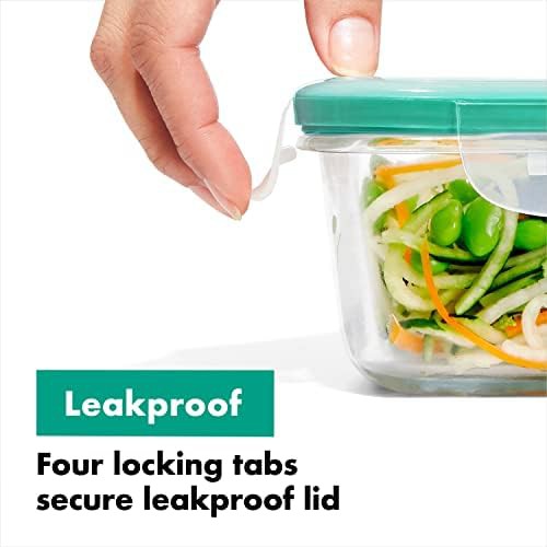 OXO Good Grips 3.5 Cup Smart Seal Airtight Glass Rectangle Food Storage — photo 3