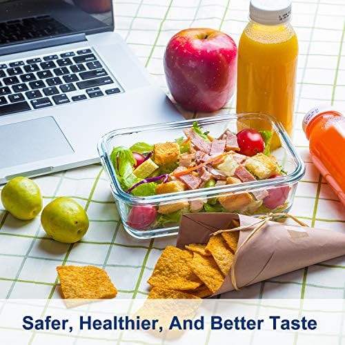 Leak proof glass meal prep containers eight pack — photo 5