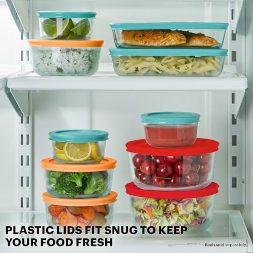 Five pack large rectangle glass containers — photo 5
