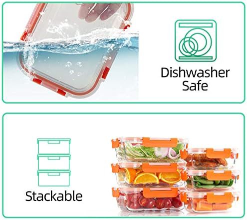 Ten pack of glass meal prep containers — photo 4