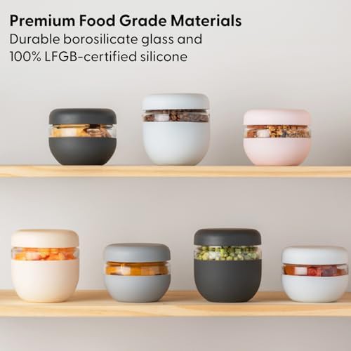 Cream glass seal tight lunch bowl 24 oz — photo 5