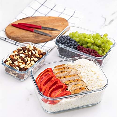 Three piece glass baking and storage container set — photo 5