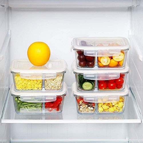 Three compartment glass bento box containers — photo 5