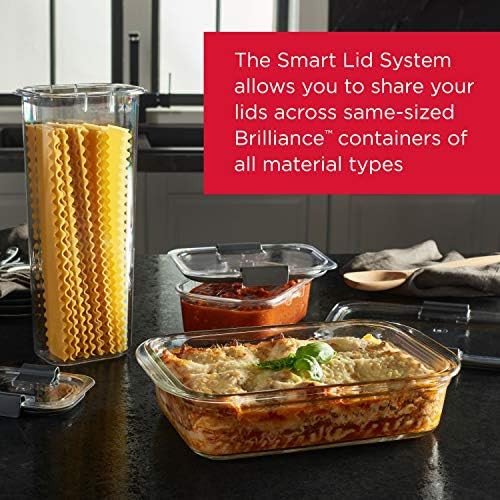 Four piece meal prep glass set — photo 4