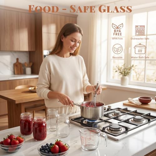 Mason jars with silver separable lids twenty pack — photo 5
