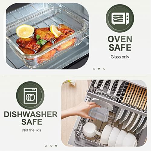 KOMUEE 30 pieces glass food storage containers gray — photo 3