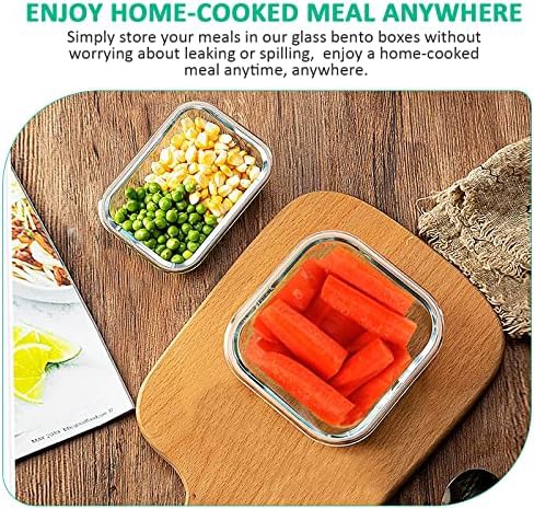 KOMUEE 24 pieces glass food storage containers gray — photo 5