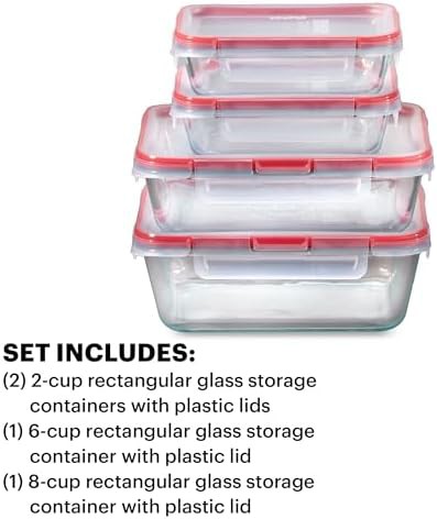 Four pack mixed size rectangle containers — photo 3