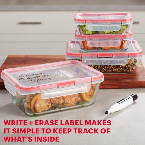Four pack mixed size rectangle containers — photo 5