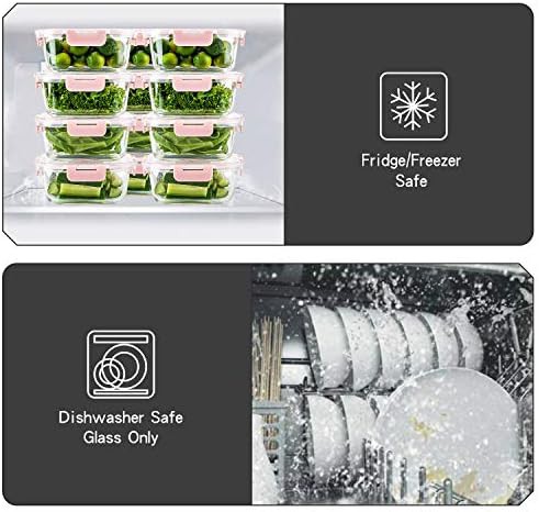Ten pack of leakproof glass meal prep containers — photo 4