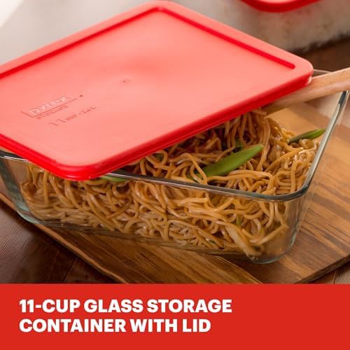 Eleven cup rectangle glass storage container — photo 3