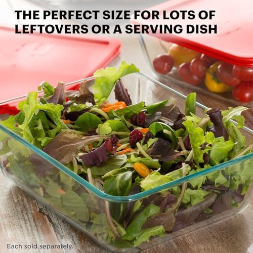 Eleven cup rectangle glass storage container — photo 4