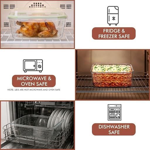 Extra large glass turkey roasting dish — photo 4