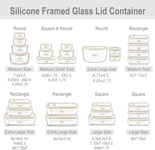 Square glass meal prep containers with vented lids — photo 3
