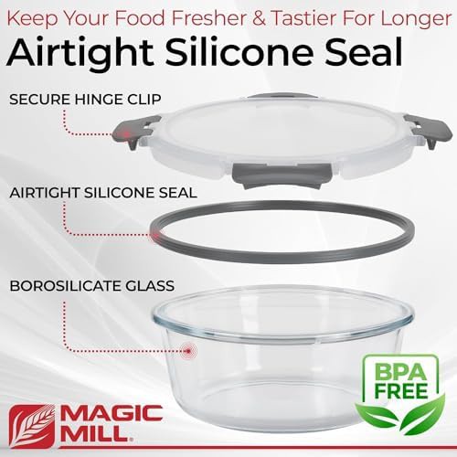 Premium borosilicate glass meal prep set — photo 4