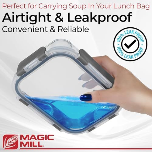 Premium borosilicate glass meal prep set — photo 5