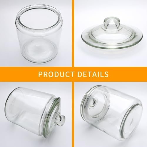 Large one gallon glass cookie and candy jar — photo 3