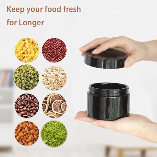 Black glass jar with UV protection — photo 5