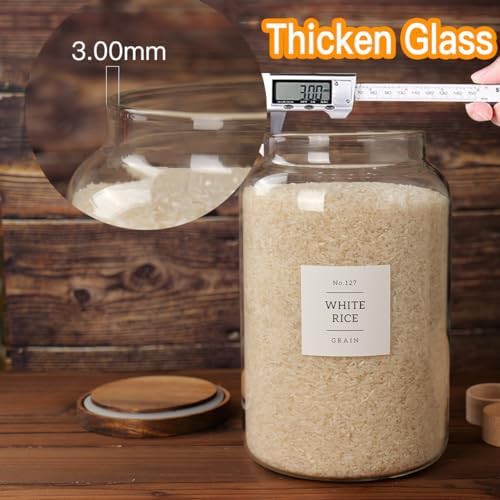 Extra large one gallon glass jars with lids — photo 3