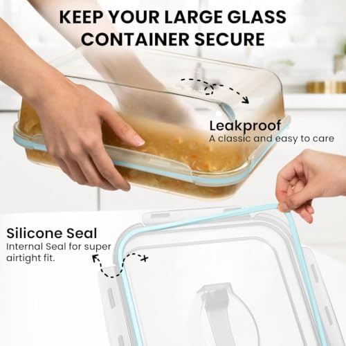 Jumbo glass roasting and storage container — photo 5