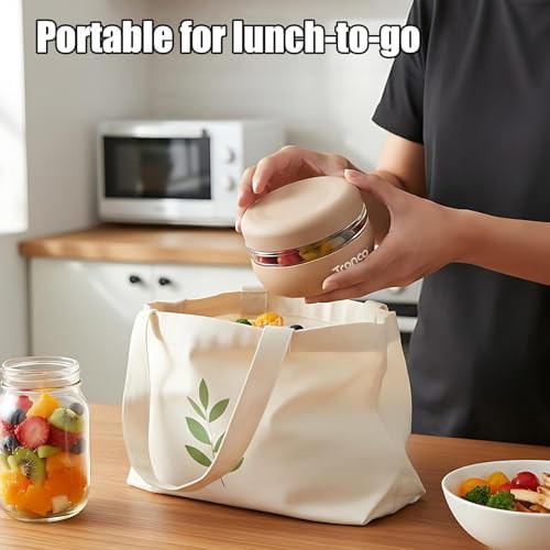 Round glass lunch bowl container — photo 4