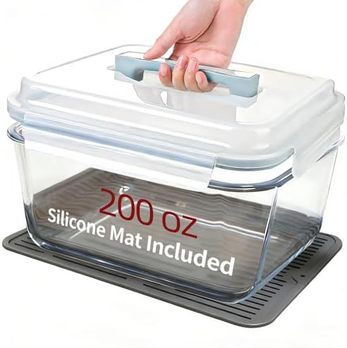 IBMT extra large glass container