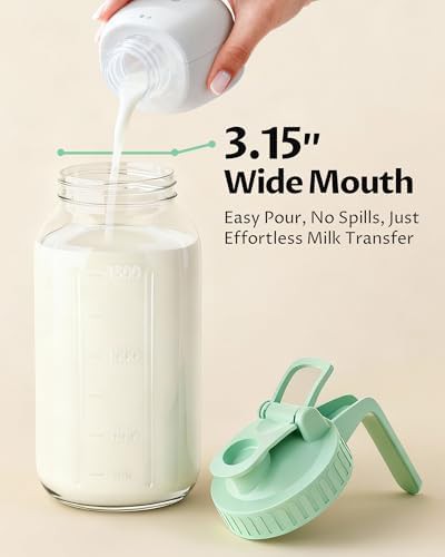 Mason jar pitcher for breast milk — photo 4