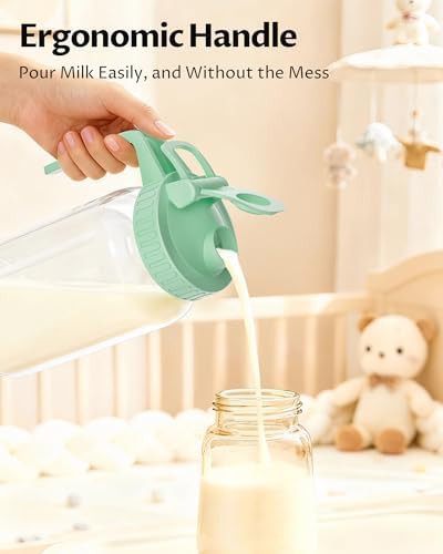 Mason jar pitcher for breast milk — photo 5