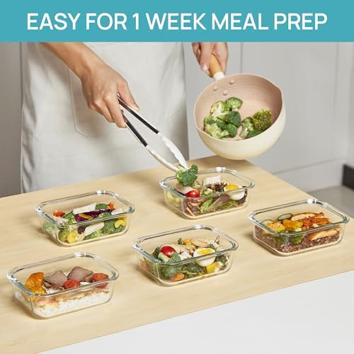Ten pack of 22 oz glass meal prep containers — photo 4