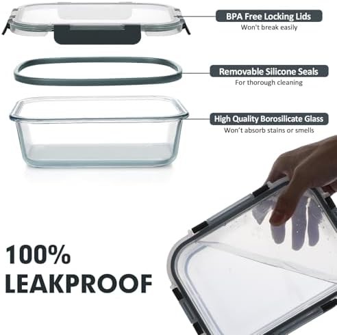 Verones thirty piece grey borosilicate glass set — photo 4