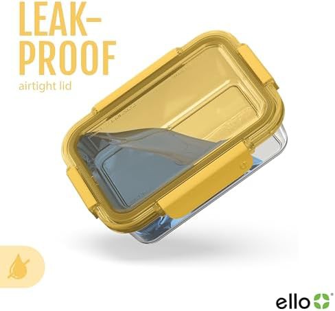 Desert glass meal prep containers with locking lids — photo 5