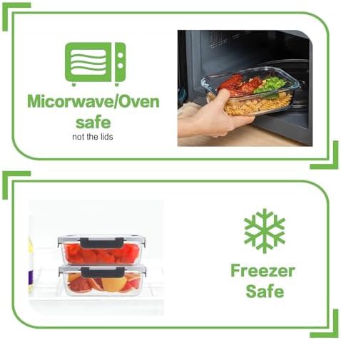 8 pack 36oz leak proof lunch containers — photo 5