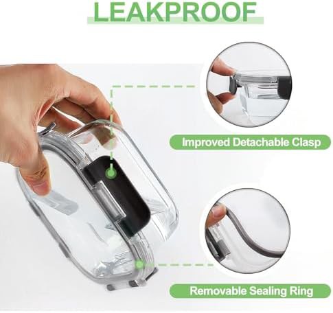 18 piece clear locking lid glass storage set — photo 5