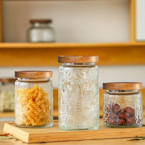 Set of three 32 oz glass pantry jars — photo 4