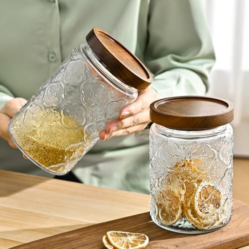 Set of three 32 oz glass pantry jars — photo 5
