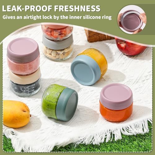 Small glass baby food storage jars — photo 3