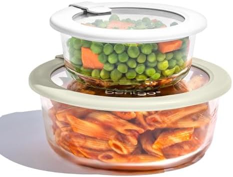 Borosilicate glass storage four piece set