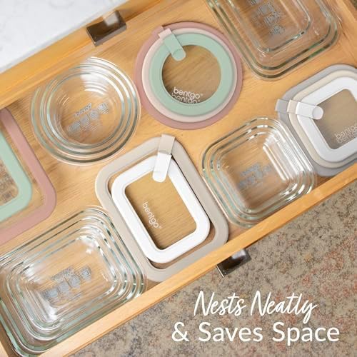 Signature glass food storage eight piece set — photo 5