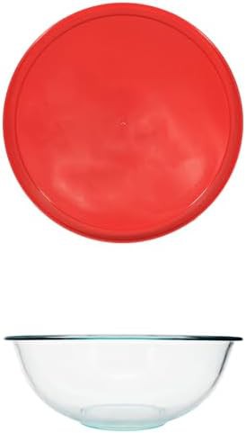Four quart mixing bowl with red lid — photo 3