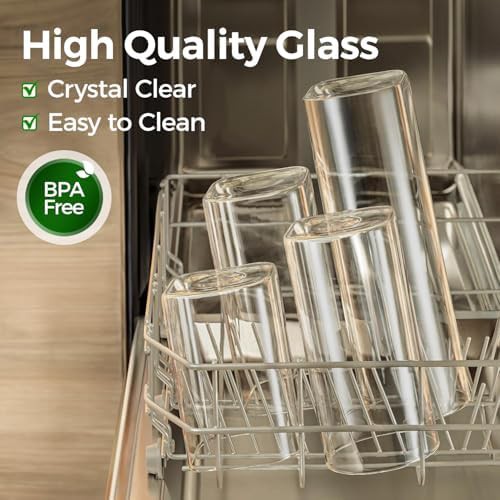 Square glass jars with airtight bamboo lids — photo 4
