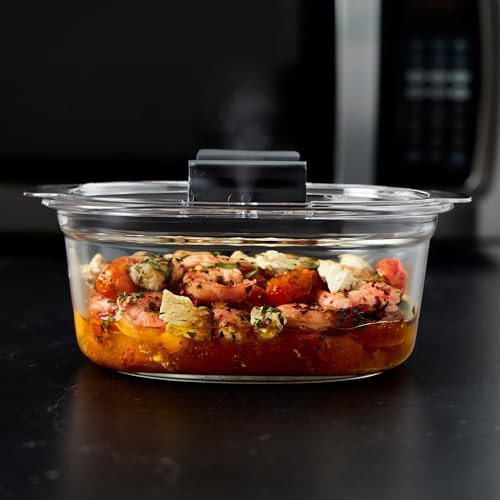 Round glass leak proof meal prep set — photo 4