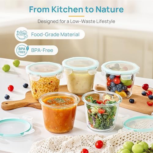 Glass soup and oats containers 3 cup — photo 4