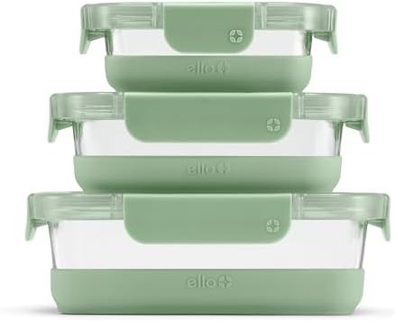Cactus glass meal prep set with silicone boots