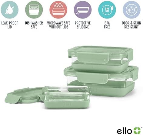 Cactus glass meal prep set with silicone boots — photo 3