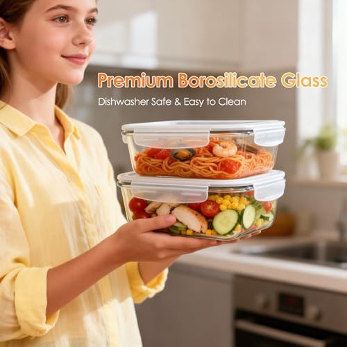 Large airtight glass containers for baking — photo 4