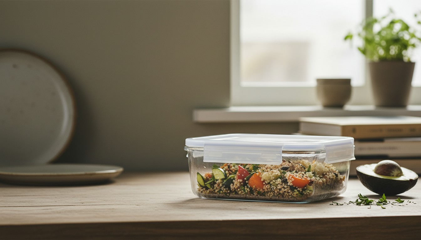 Glass food storage